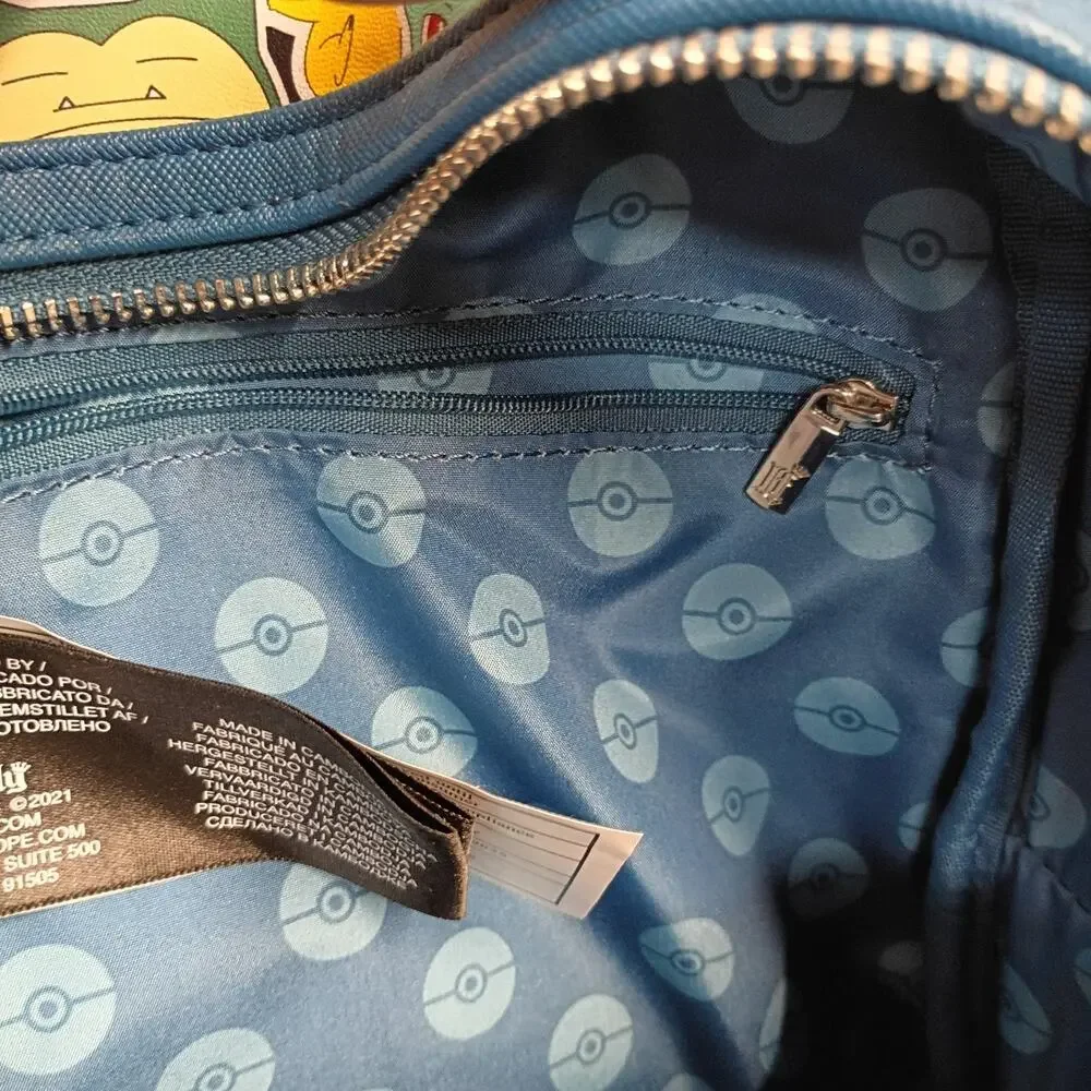 Loungefly Pokémon Sticker Collage Mini Backpack Pikachu Cubone Squirtle